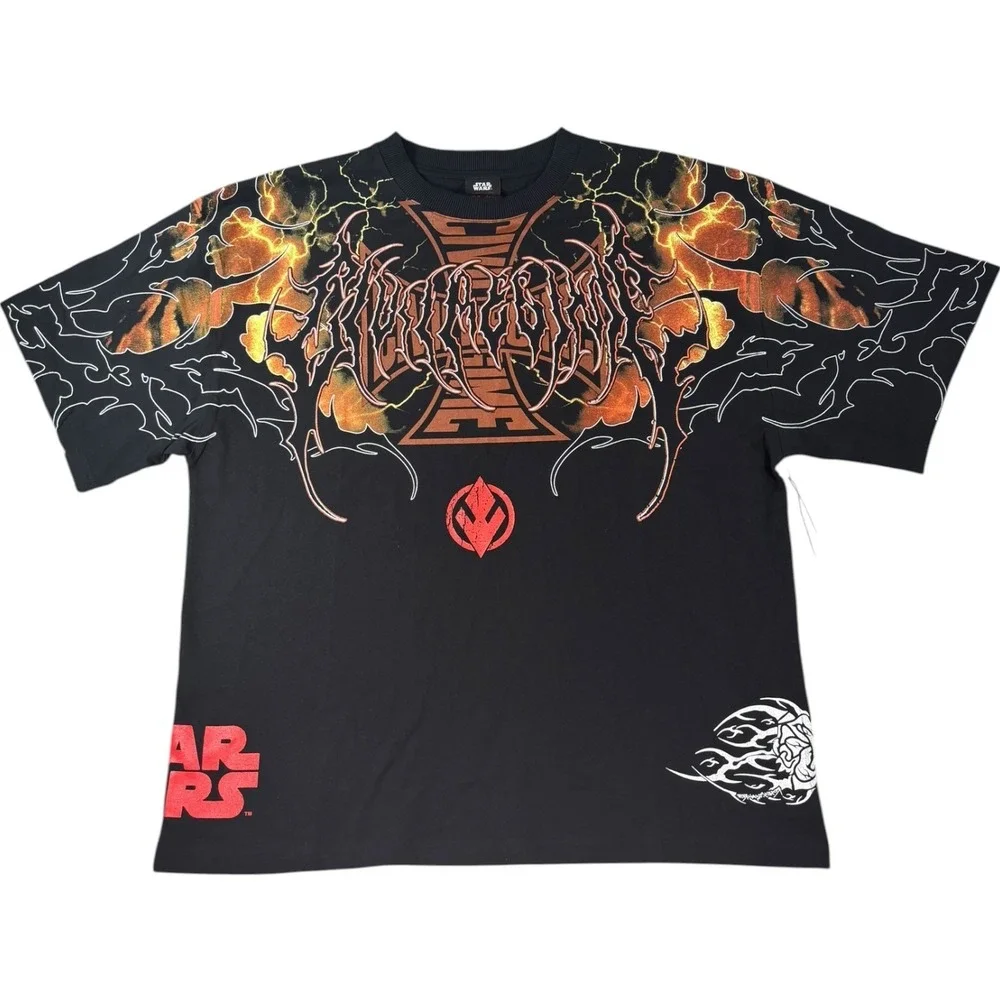 Civil Regime Darth Wyyrlok Darkside Star Wars Collab T Shirt Mens XL Black Print